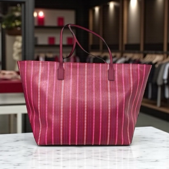 Kate Spade New York Shore Street Heart Stripe Margaretta Tote Like New - Picture 4 of 16